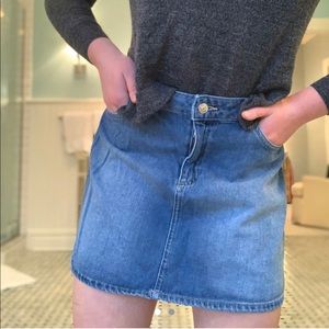 Jean skirt